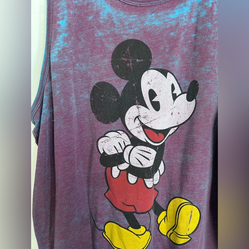 Distressed Mickey Tank - Picture 2 of 2